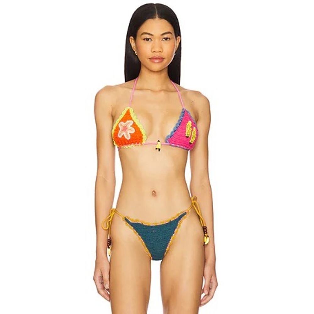 It’s Now Cool Crochet Bikini Set in Ba-Na-Nas
